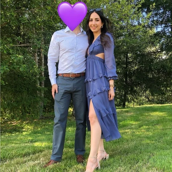 ASOS Design - Tiered Ruffle Midi Dress - Picture 6 of 7